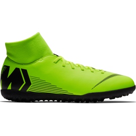 Chuteiras Nike Mercurial Superfly 6 Club Tf AH7372 701 multicolorido verde