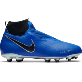 Chuteiras Nike Phantom Vsn Academy Df FG / MG Jr AO3287 400 azul