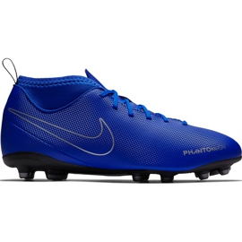 Chuteiras Nike Phantom Vsn Club Df Fg Mg Jr AO3288 400 multicolorido azul