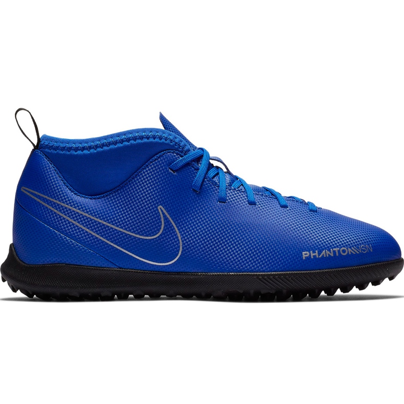Chuteiras Nike Phantom Vsn Club Df Tf Jr AO3294 400 multicolorido azul