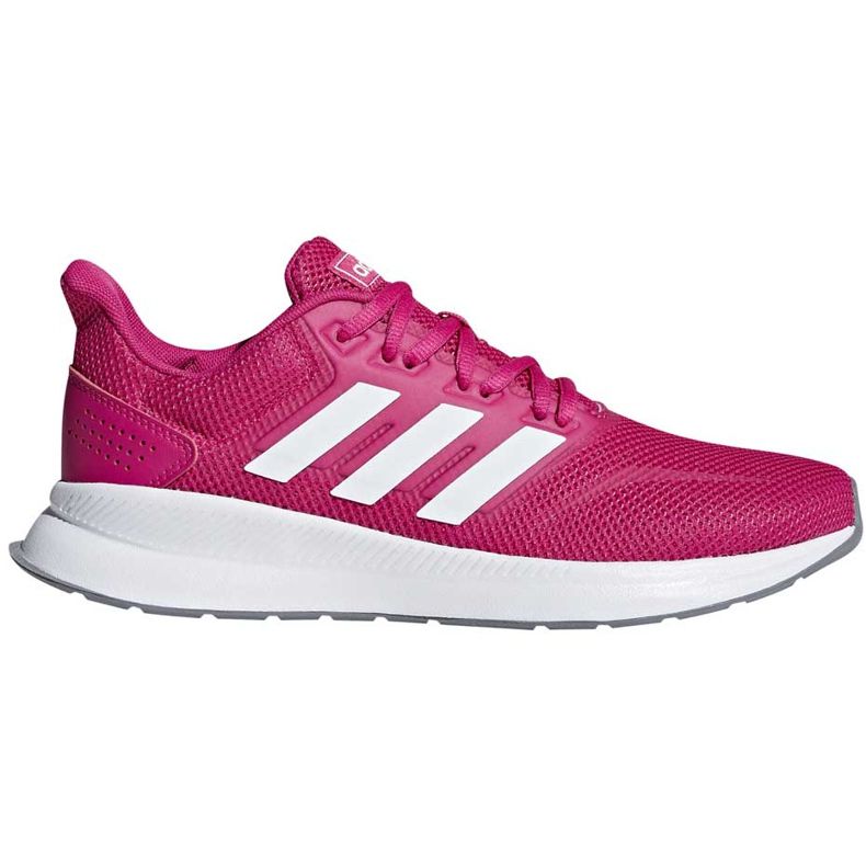 Tênis de corrida feminino adidas Runfalcon rosa F36219