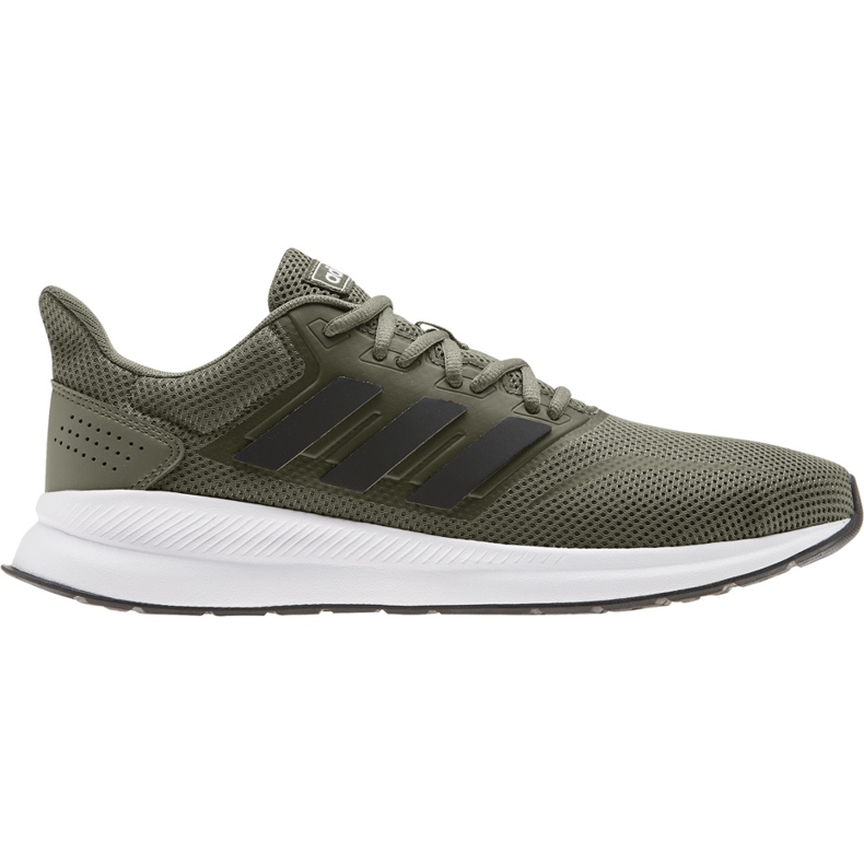 Tênis de corrida masculino Runfalcon verde da adidas G28729