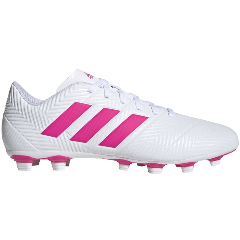 Chuteiras Adidas Nemeziz 18.4 FxG D97990 multicolorido branco