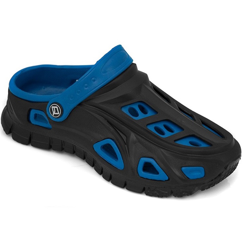Chinelos Aqua-Speed ​​Miami preto azul marinho 01 para crianças