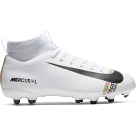 Nike Mercurial Superfly 6 Academy Mg Jr AJ3111 109 chuteiras multicolorido branco