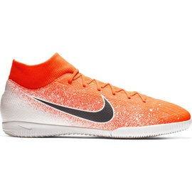 Chuteiras Nike Mercurial Superfly 6 Academy Ic AH7369 801 multicolorido laranja Chuteiras Nike Mercurial Superfly 6 Academy Ic AH7369 801 multicolorido laranja