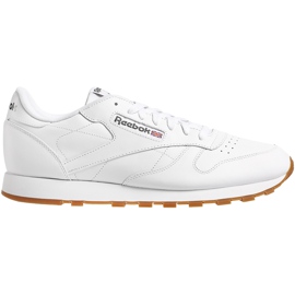 Sapatos masculinos Reebok Cl Lthr branco 49799