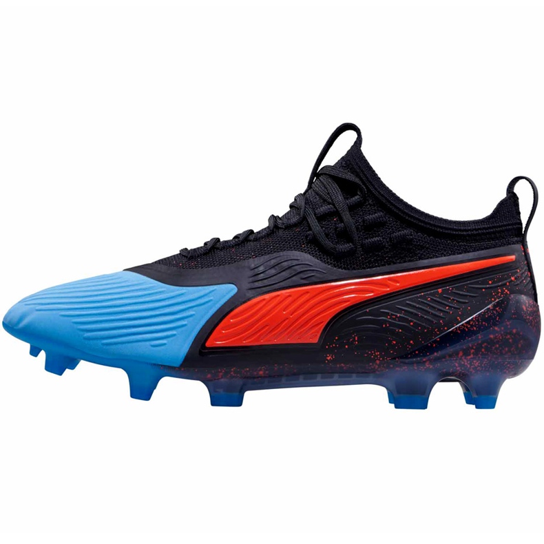 Puma One 19.1 Syn Fg Ag 105481 01 chuteiras preto preto