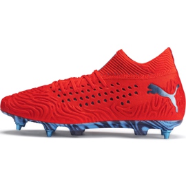 Puma Future 19.1 Netfit Mx Sg 105530 01 chuteiras vermelho Puma Future 19.1 Netfit Mx Sg 105530 01 chuteiras vermelho