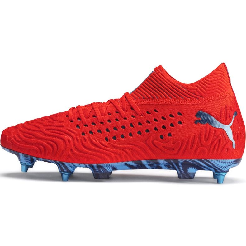 Puma Future 19.1 Netfit Mx Sg 105530 01 chuteiras vermelho