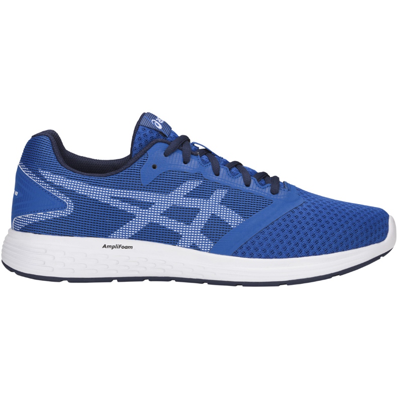 Tênis de corrida masculino Asics Patriot 10 azul 1011A131 402