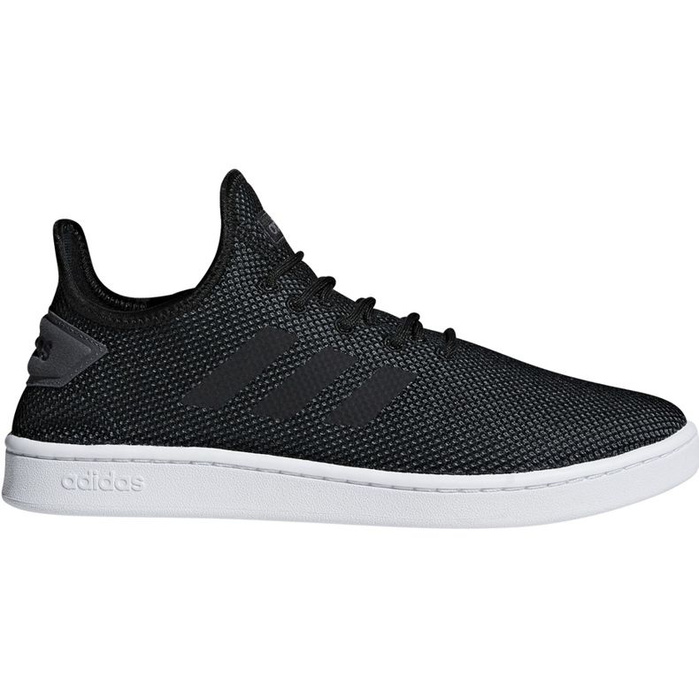 Sapatos masculinos Adidas Court Adapt cinza-preto F36418