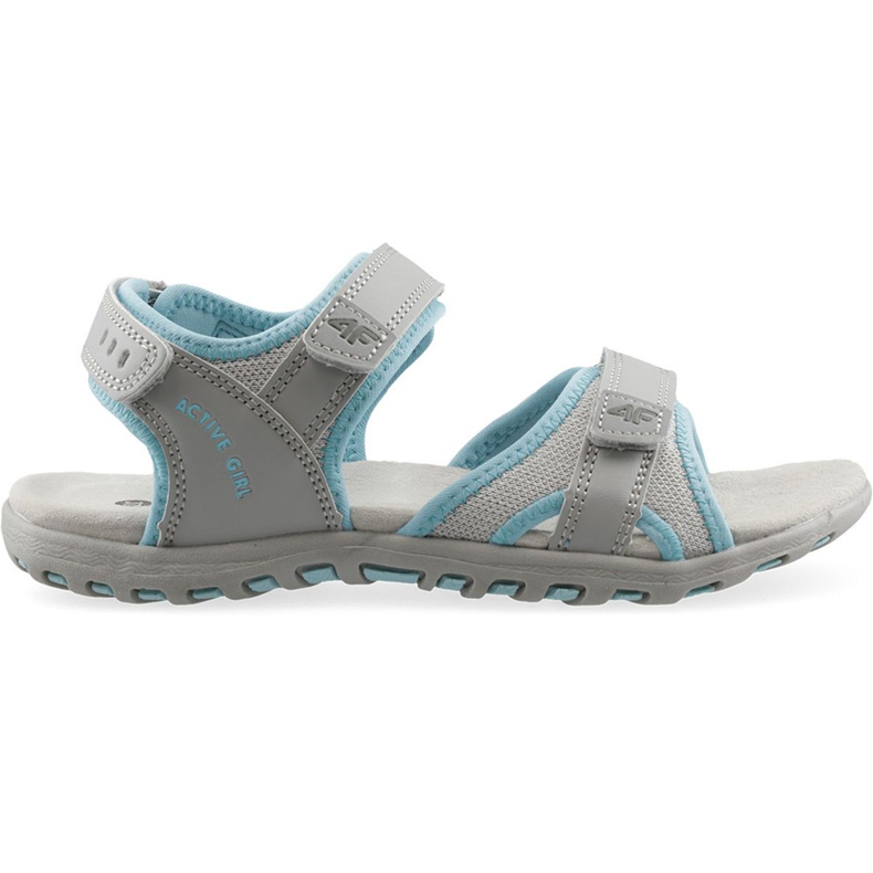 Sandálias femininas 4F multicoloridas J4L19 JSAD206 90S azul cinza