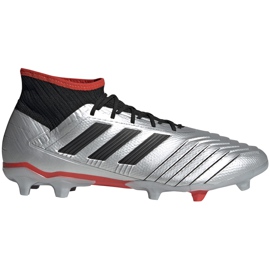 Chuteiras adidas Predator 19.2 Fg prata F35601 cinza cinza
