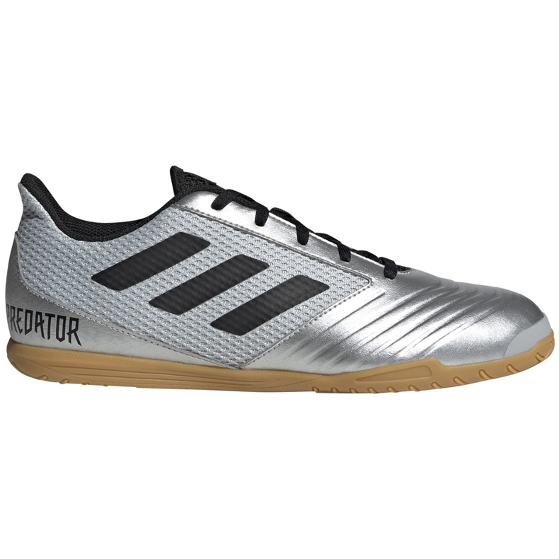 Chuteiras adidas Predator 19.4 In Sala prata F35630 multicolorido cinza