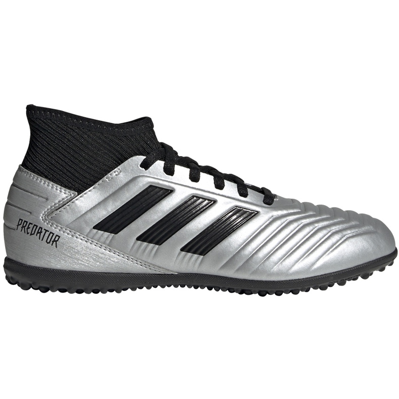 Chuteiras adidas Predator 19.3 Tf Jr prata G25802 multicolorido