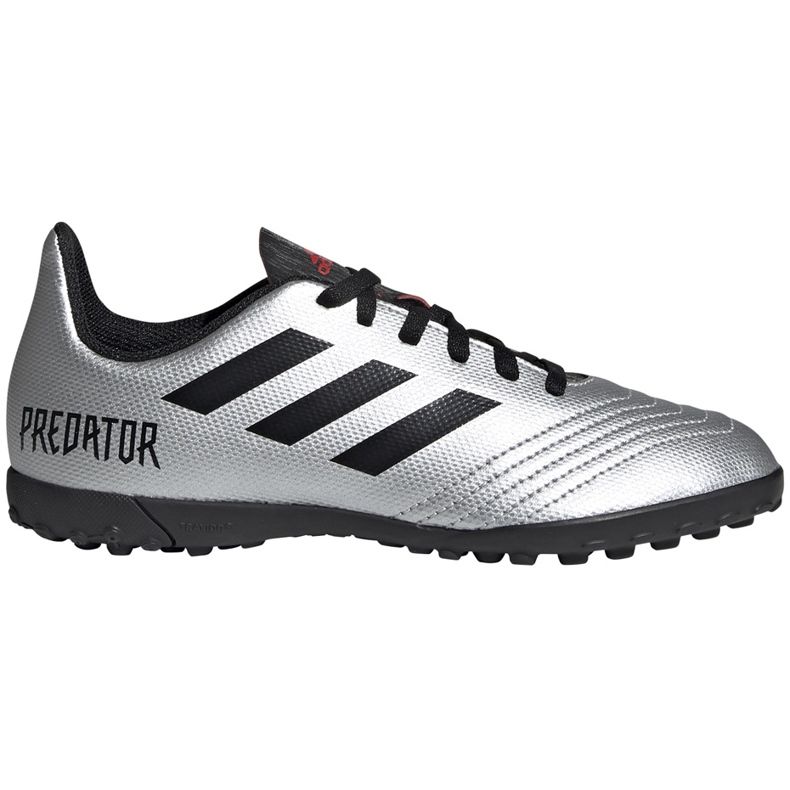 Chuteiras adidas Predator 19.4 Tf Jr prata G25825 multicolorido