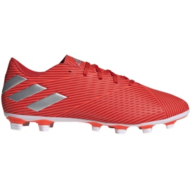 Chuteiras adidas Nemeziz 19.4 FxG vermelho F34393