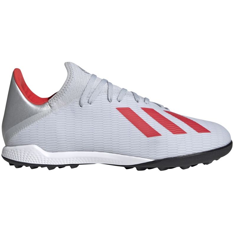 Chuteiras adidas X 19.3 Tf prata F35374 multicolorido cinza