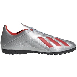 Botas de futebol adidas X 19.4 Tf prata F35344 multicolorido
