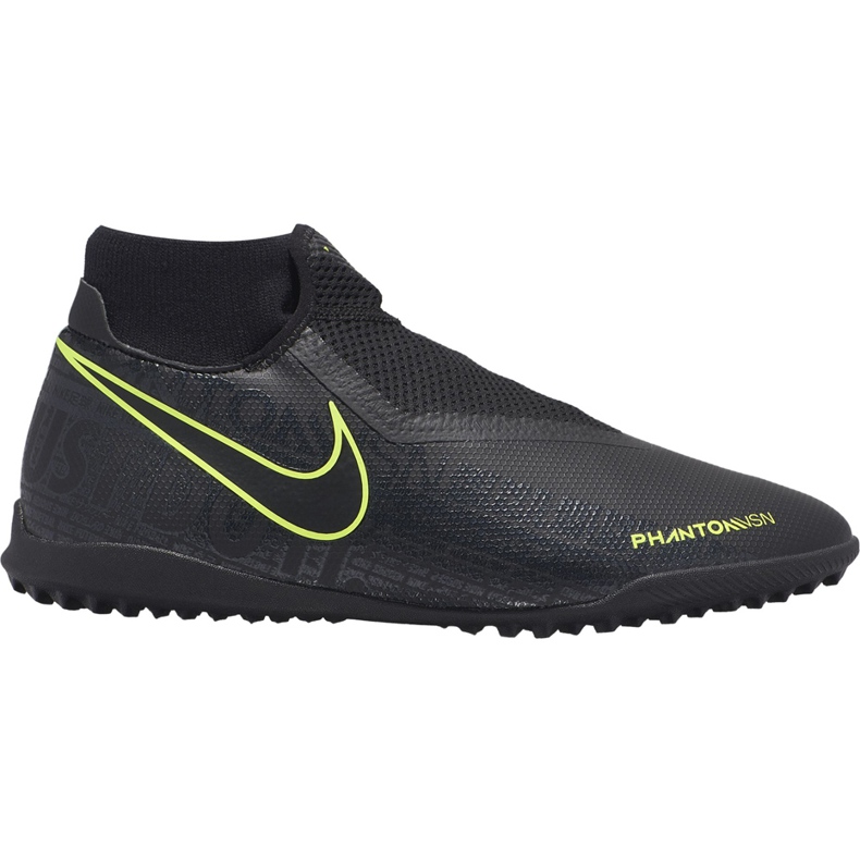 Chuteiras Nike Phantom Vsn Academy Df Tf AO3269 007 preto preto