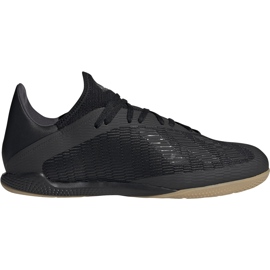 Adidas X 19.3 Em chuteiras pretas F35369 preto preto