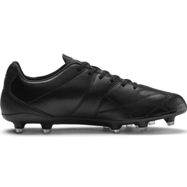 Chuteiras Puma King Hero Fg preto e branco 105609 01 Chuteiras Puma King Hero Fg preto e branco 105609 01