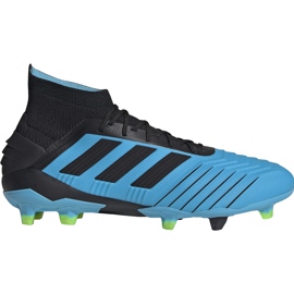 Chuteiras adidas Predator 19.1 Fg azul F35606 Chuteiras adidas Predator 19.1 Fg azul F35606