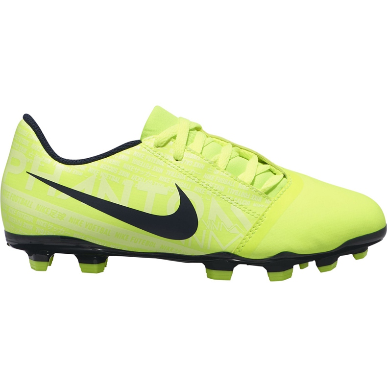 Chuteiras Nike Phantom Venom Club Fg Junior AO0396 717 amarelo amarelo