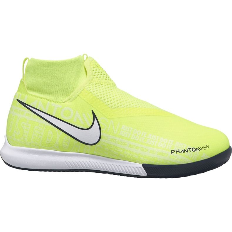 Chuteiras Nike Phantom Vsn Academy Df Ic Junior AO3290 717 amarelo amarelo