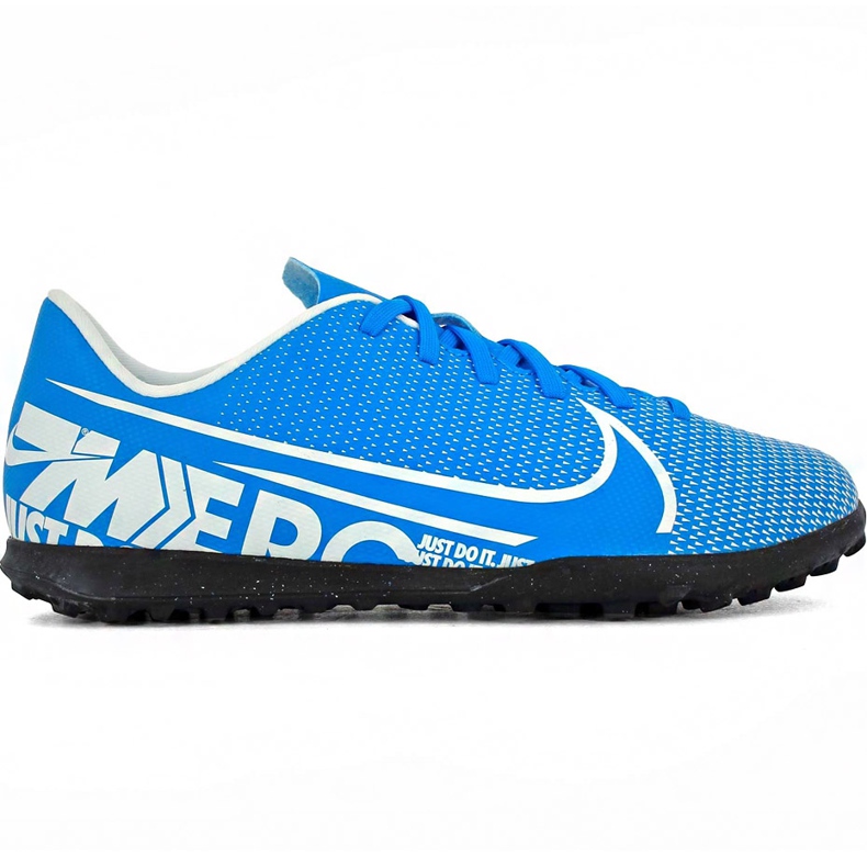 Chuteiras Nike Mercurial Vapor 13 Club Tf Junior AT8177 414 multicolorido azul