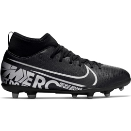 Chuteiras Nike Mercurial Superfly 7 Club FG / MG Junior AT8150 001 rosa preto