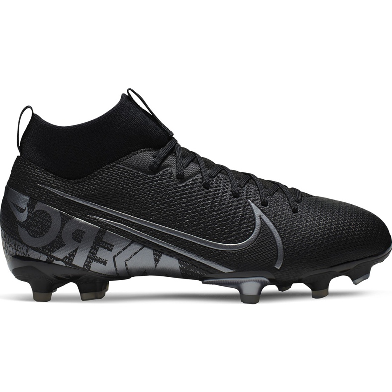 Chuteira Nike Mercurial Superfly 7 Academy FG / MG Junior AT8120 001 preto preto
