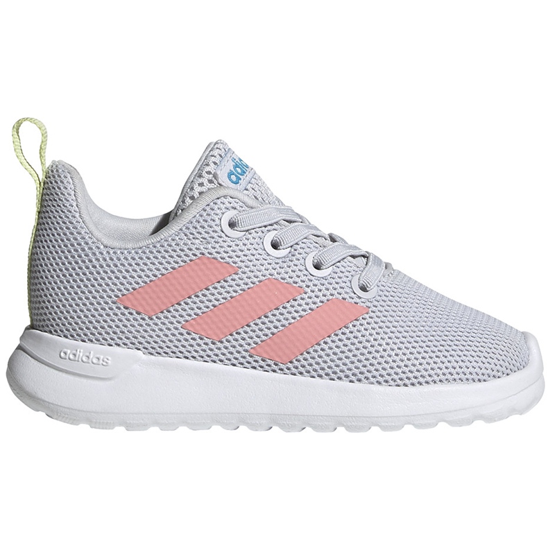 Calçados infantis Adidas Lite Racer Cln I EG4013 cinza-rosa