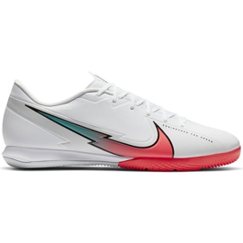Chuteira Nike Mercurial Vapor 13 Academy Ic AT7993 163 de futebol branco branco Chuteira Nike Mercurial Vapor 13 Academy Ic AT7993 163 de futebol branco branco