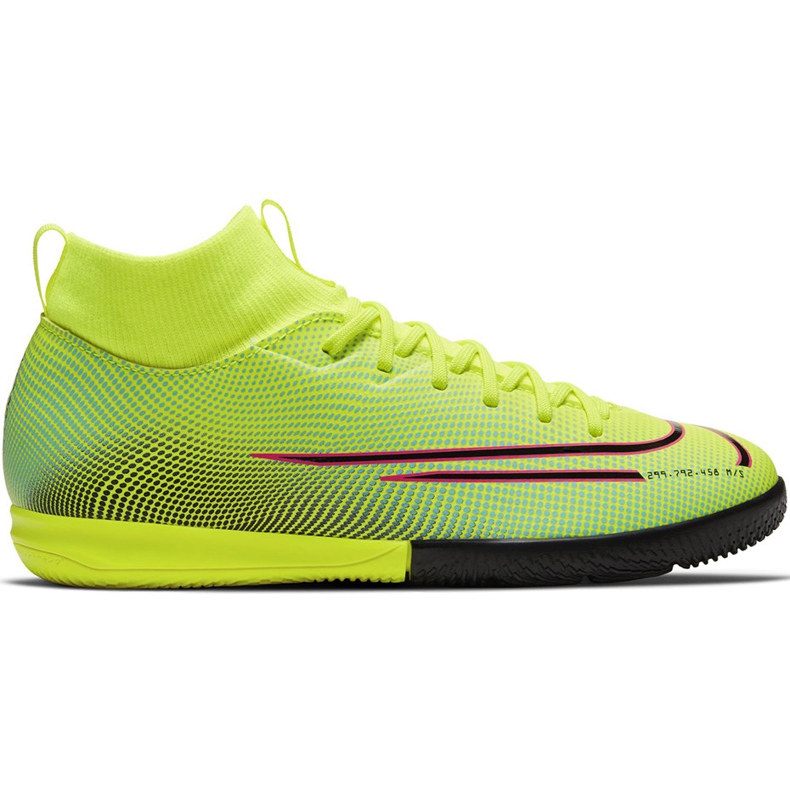 Chuteira Nike Mercurial Superfly 7 Academy Mds Ic Junior BQ5529 703 multicolorido amarelo