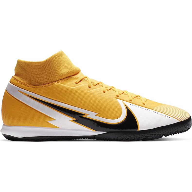 Chuteira Nike Mercurial Superfly 7 Academy Ic AT7975 801 laranja laranja