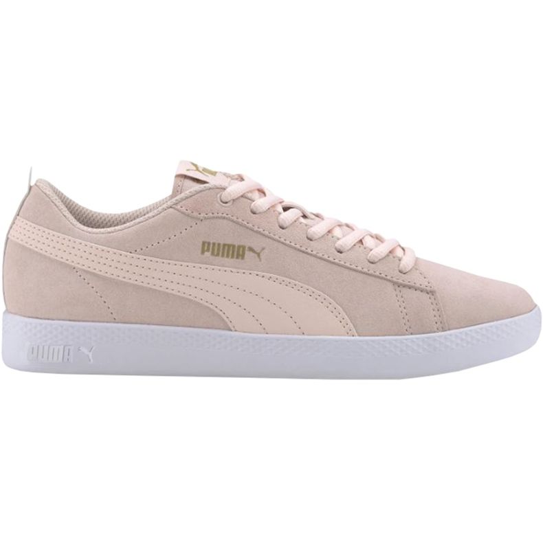 Sapatos femininos Puma Smash Wns v2 Sd rosa claro 365313 23