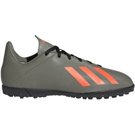 Chuteiras verdes adidas X 19.4 Tf Jr EF8378