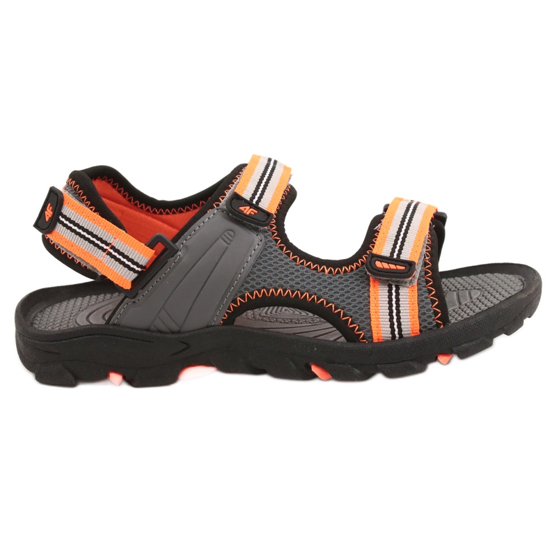 Sandálias para menino 4F multicolor HJL20 JSAM003 90S cinza