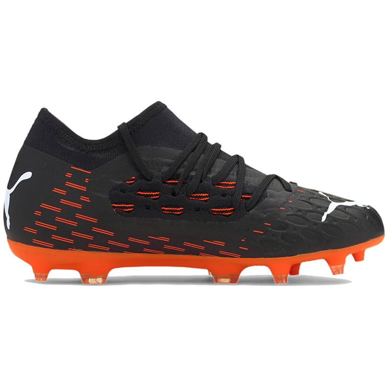 Puma Future 6.3 Netfit Fg Ag Junior 106201 01 chuteiras preto Puma Future 6.3 Netfit Fg Ag Junior 106201 01 chuteiras preto
