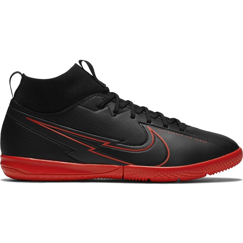 Chuteira Nike Mercurial Superfly 7 Academy Ic Junior AT8135 060 preto preto