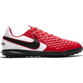 Chuteiras Nike Tiempo Legend 8 Club Tf Junior AT5883 606 vermelho vermelho