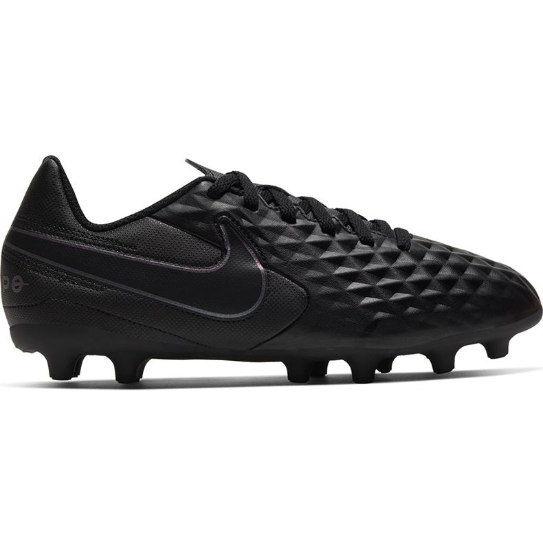 Chuteiras Nike Tiempo Legend 8 Club FG / MG Junior AT5881 010 preto preto