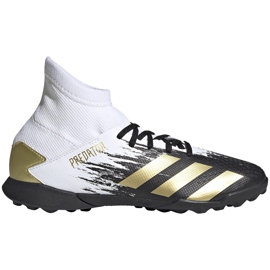Chuteiras Adidas Predator 20.3 Tf Junior FW9220 branco