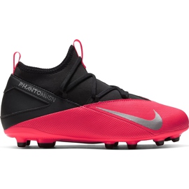 Chuteiras Nike Phantom Vsn 2 Club Df FG / MG Junior CD4061 606 vermelho vermelho