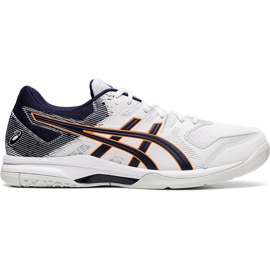 Asics Gel Rocket 9 1071A030 102 tênis masculinos para voleibol branco branco