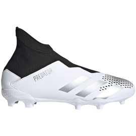 Chuteiras Adidas Predator 20.3 Ll Fg Junior FW9212 branco branco