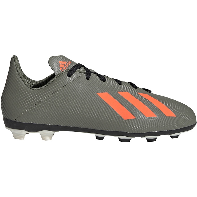 Chuteiras verdes adidas X 19.4 FxG Jr EF8377 multicolorido cinza