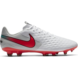 Chuteira Nike Tiempo Legend 8 Academy FG / MG AT5292 163 branco branco